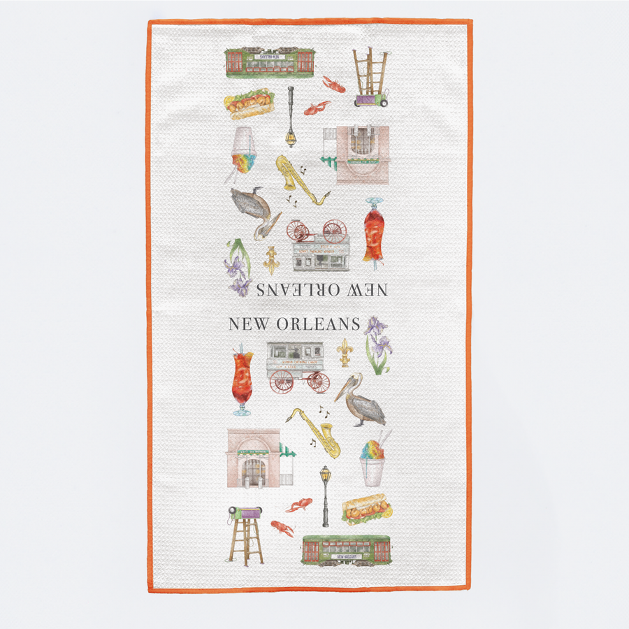 New Orleans Icons Kitchen Towel