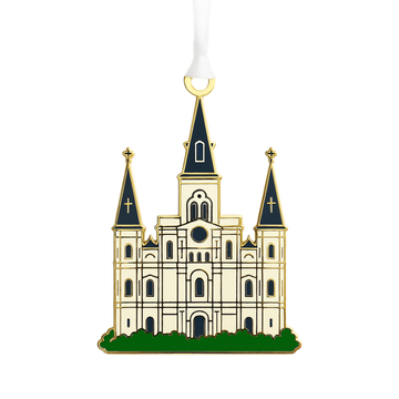 Cathedral Enamel Ornament