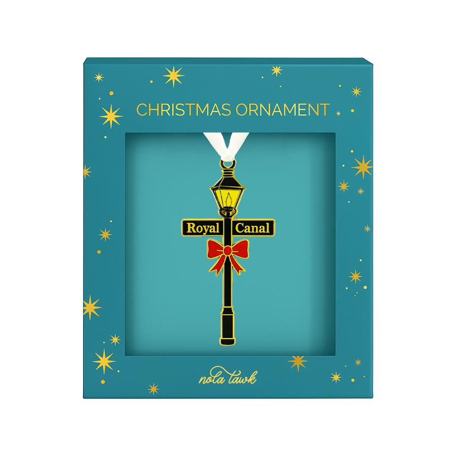 New Orleans Lamp Post Enamel Ornament