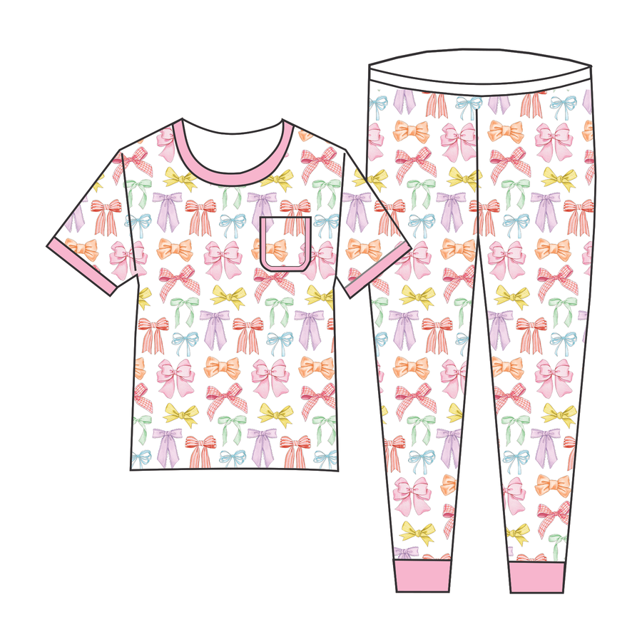 Rain-BOW Organic Cotton Kids Pajamas (Pre-Order Arriving Spring 2026)