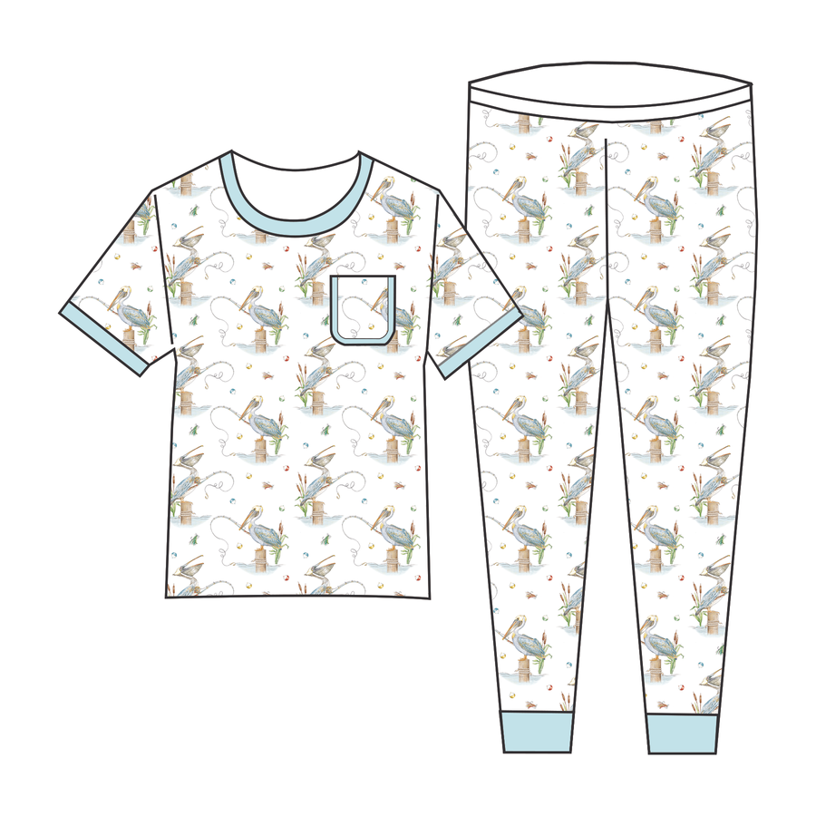 Pelican Bay Organic Cotton Kids Pajamas (Pre-Order Arriving Spring 2026)