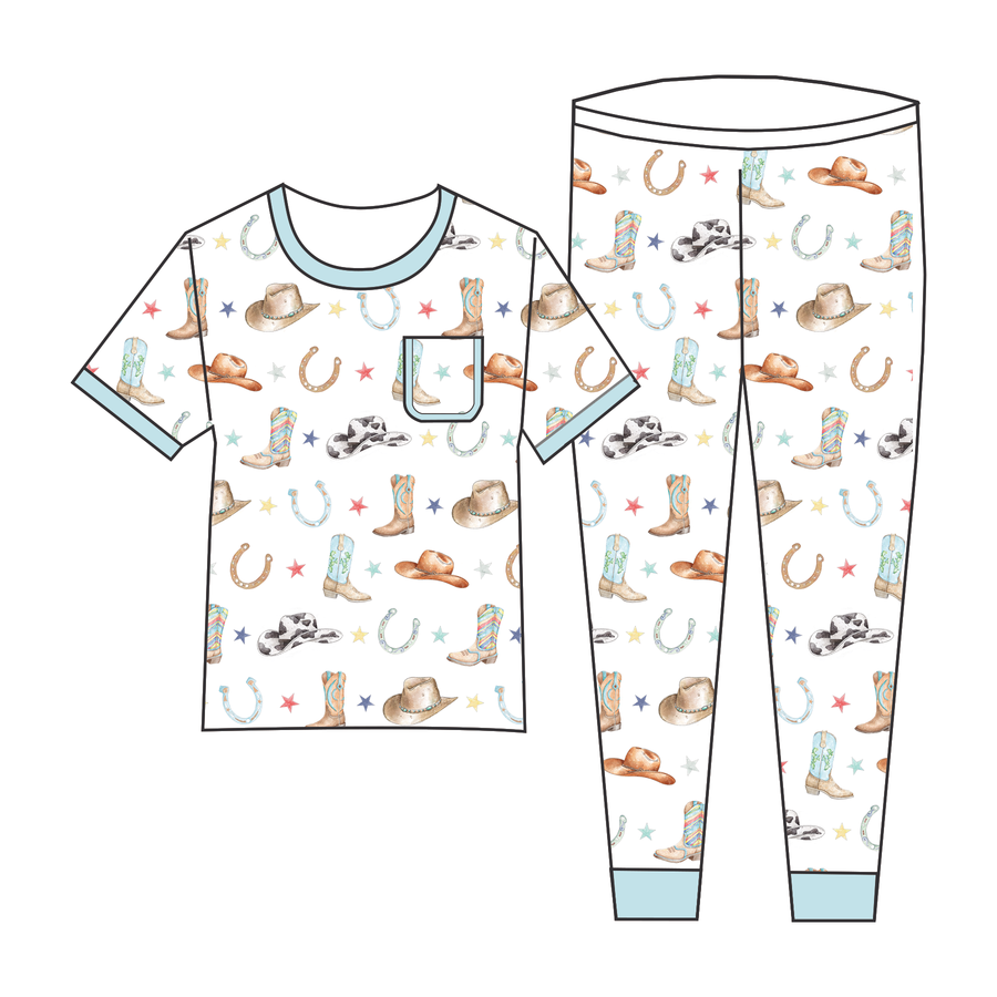 Rodeo Ready Organic Cotton Kids Pajamas (Pre-Order Arriving Spring 2026)