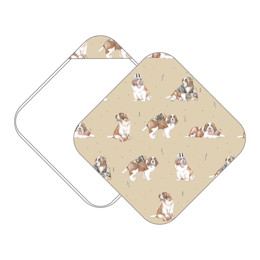 Most Valuable Pup: Louisiana Organic Muslin Hooded Baby Towel (Pre-Order Arriving Spring 2024)