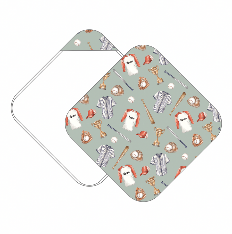 Let's Play Ball! Muslin Hooded Baby Towel (Pre-Order Arriving Spring 2025)