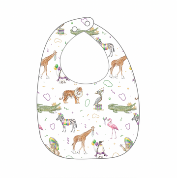 Zoo Krewe Organic Cotton Bib (Pre-Order Arriving Fall 2025)