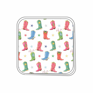 Jingle Boots Organic Cotton Swaddle Blanket (Pre-Order Arriving Fall 2025)