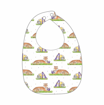 Mascot Mania in Louisiana Organic Cotton Bib (Pre-Order Arriving Fall 2025)
