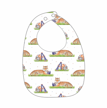 Mascot Mania in Auburn Organic Cotton Bib (Pre-Order Arriving Fall 2025)