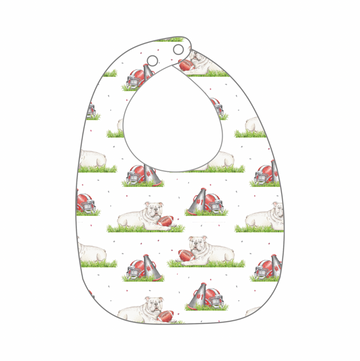 Mascot Mania in Georgia Organic Cotton Bib (Pre-Order Arriving Fall 2025)