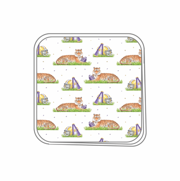 Mascot Mania in Louisiana Organic Cotton Swaddle Blanket (Pre-Order Arriving Fall 2025)