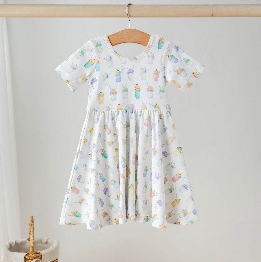 Snoballs Organic Cotton Dress for Kids (Pre-Order Arriving Spring 2026)