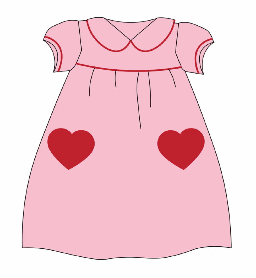 Hearts Pocket Dress (Pre-order arriving Spring 2026)