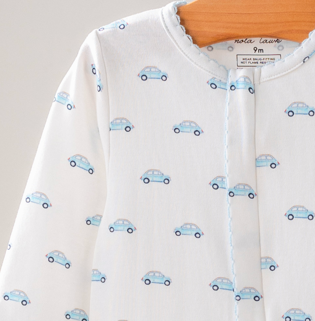 Baby Basics: Baby on Board Organic Cotton Pajama (Pre-Order Arriving Spring 2026)