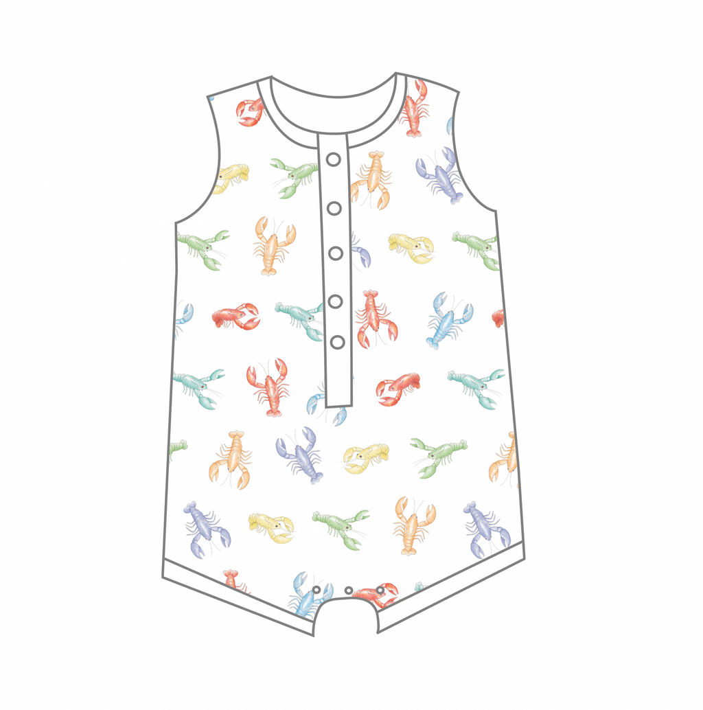 Colorful Claws Organic Muslin Shortall (Pre-Order Arriving Spring 2026)