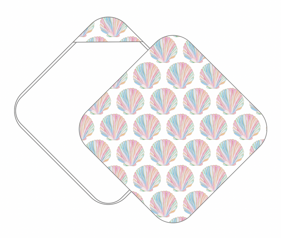 Shell Yeah! Muslin Hooded Baby Towel (Pre-Order Arriving Spring 2026)