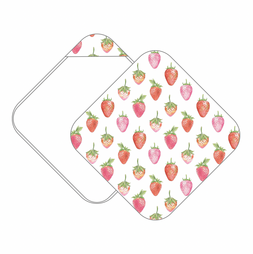 Berry Cute Muslin Hooded Baby Towel (Pre-Order Arriving Spring 2027)
