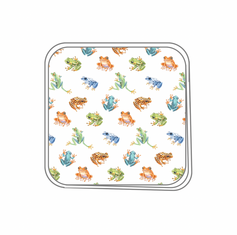 Toadally Cute Organic Muslin Swaddle Blanket (Pre-Order Arriving Spring 2026)