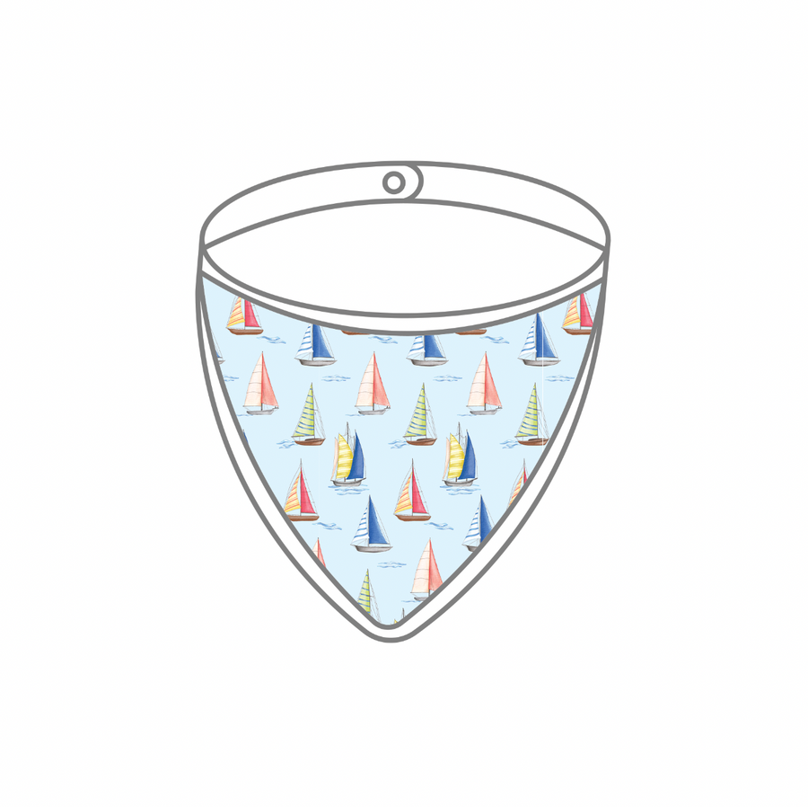 Sea You Soon Organic Muslin Bib (Pre-Order Arriving Spring 2026)