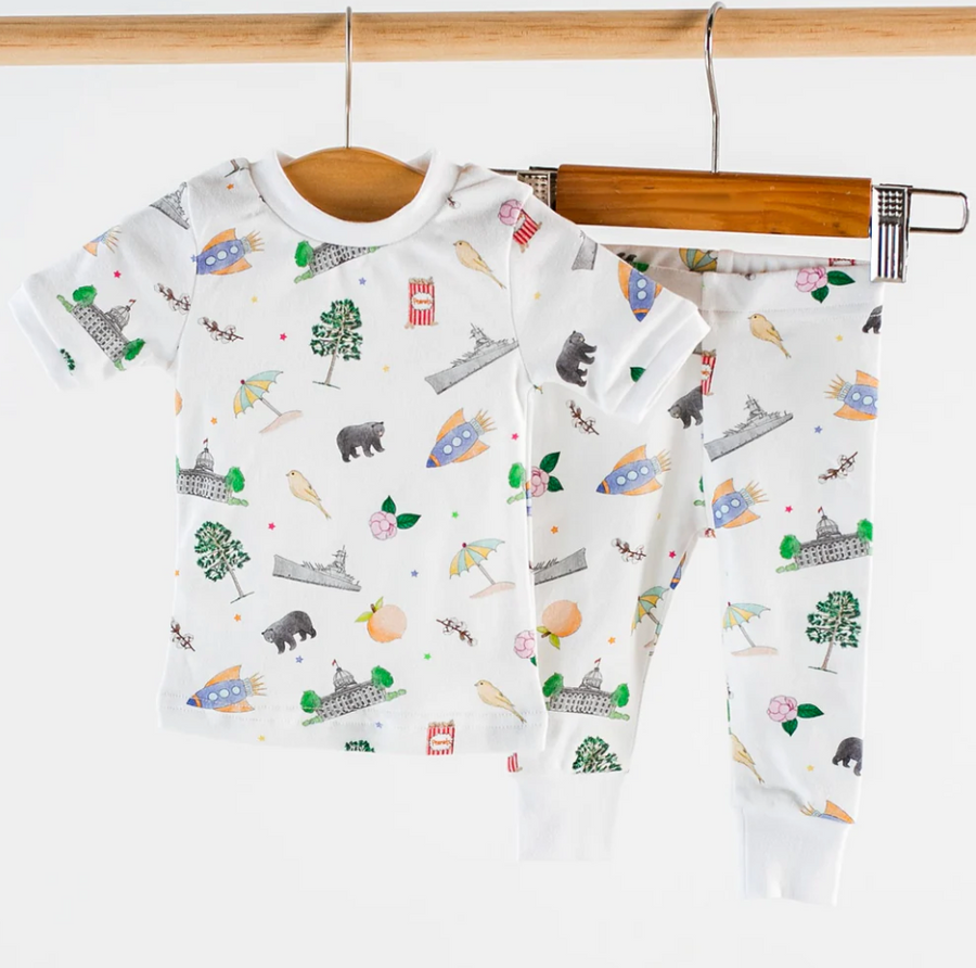 Alabama Kids Organic Cotton Kids Pajamas (Pre-Order Arriving Spring 2026)