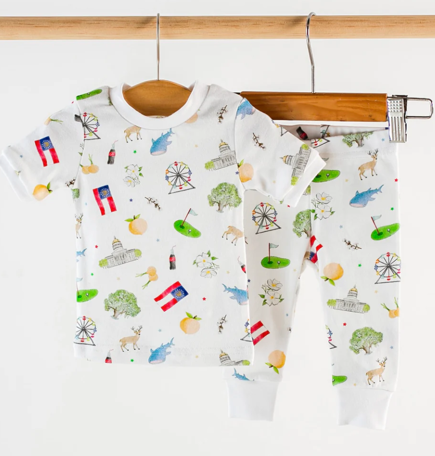 Georgia Kids Organic Cotton Kids Pajamas (Pre-Order Arriving Spring 2026)