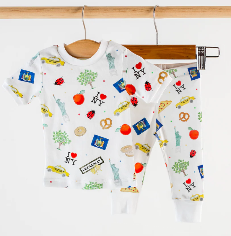 New York Kids Organic Cotton Kids Pajamas (Pre-Order Arriving Spring 2026)