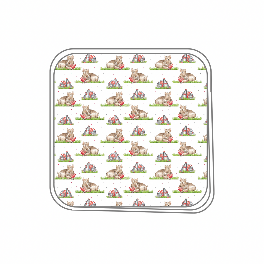 Mascot Mania in Arkansas Organic Muslin Swaddle Blanket (Pre-Order Arriving Spring 2026)