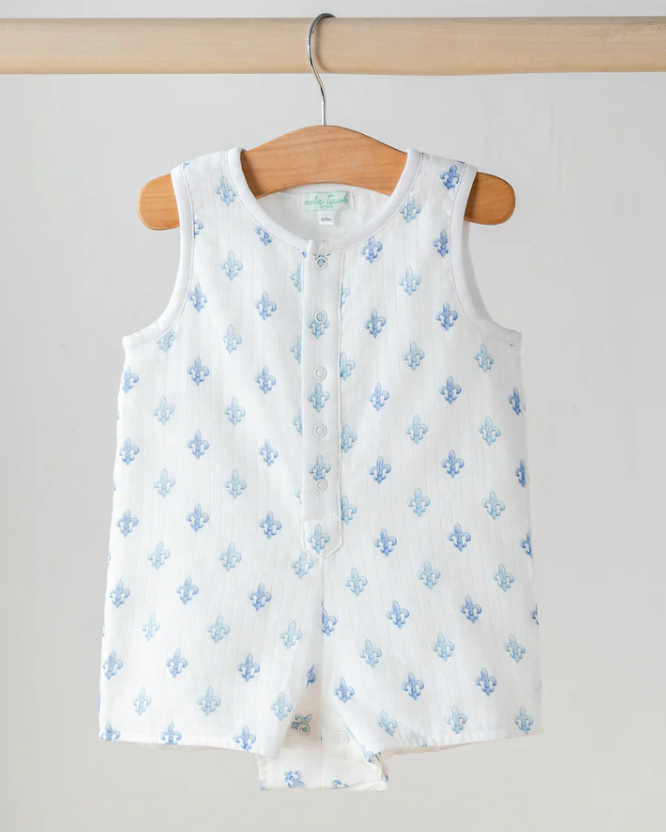 Fleur de Bleu Organic Muslin Shortall (Pre-Order Arriving Spring 2027)