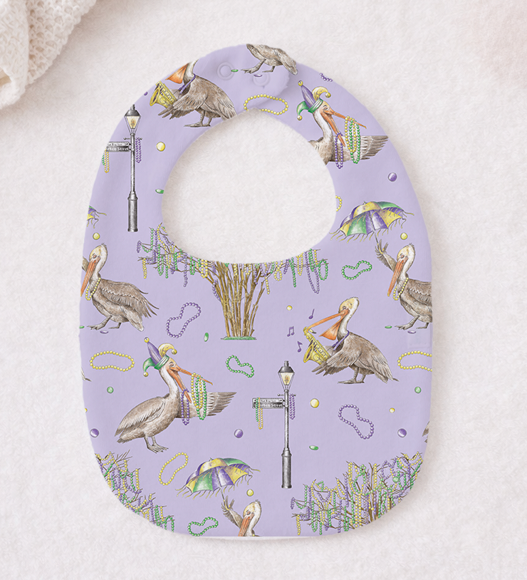 Feathers & Floats Organic Cotton Baby Bib