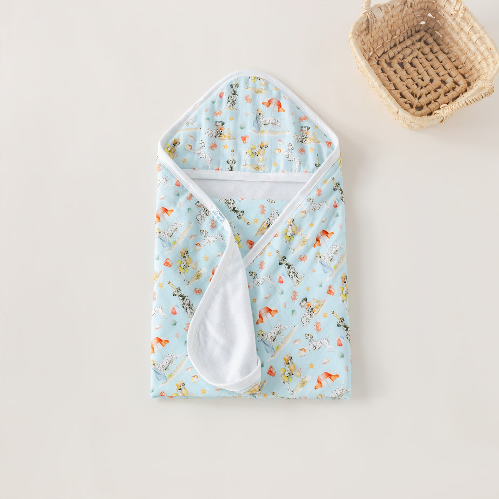 Spot the Fun Muslin Hooded Baby Towel (Pre-Order Arriving Spring 2027)