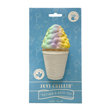Just Chillin' Snoball Bath Toy & Baby Teether