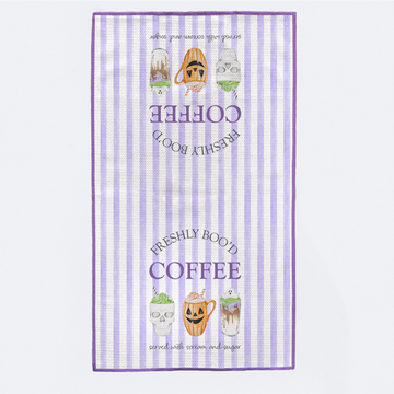 Freshly Boo'd Coffee Halloween Kitchen Towel