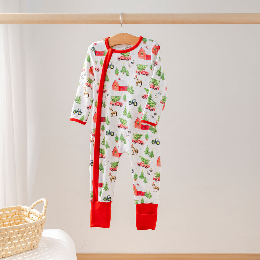Christmas Tree Farm Organic Cotton Kids Pajamas