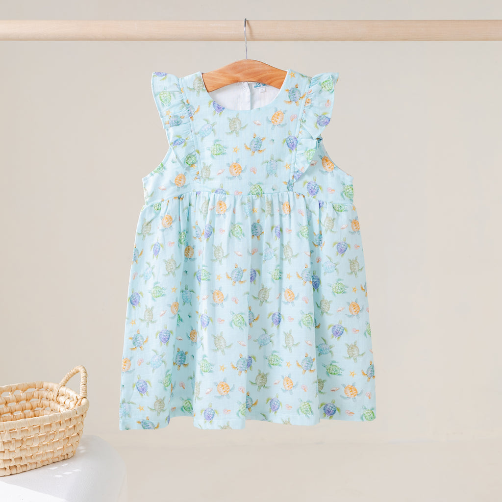 Turtley Awesome Organic Muslin Dress (Pre-Order Arriving Spring 2027)