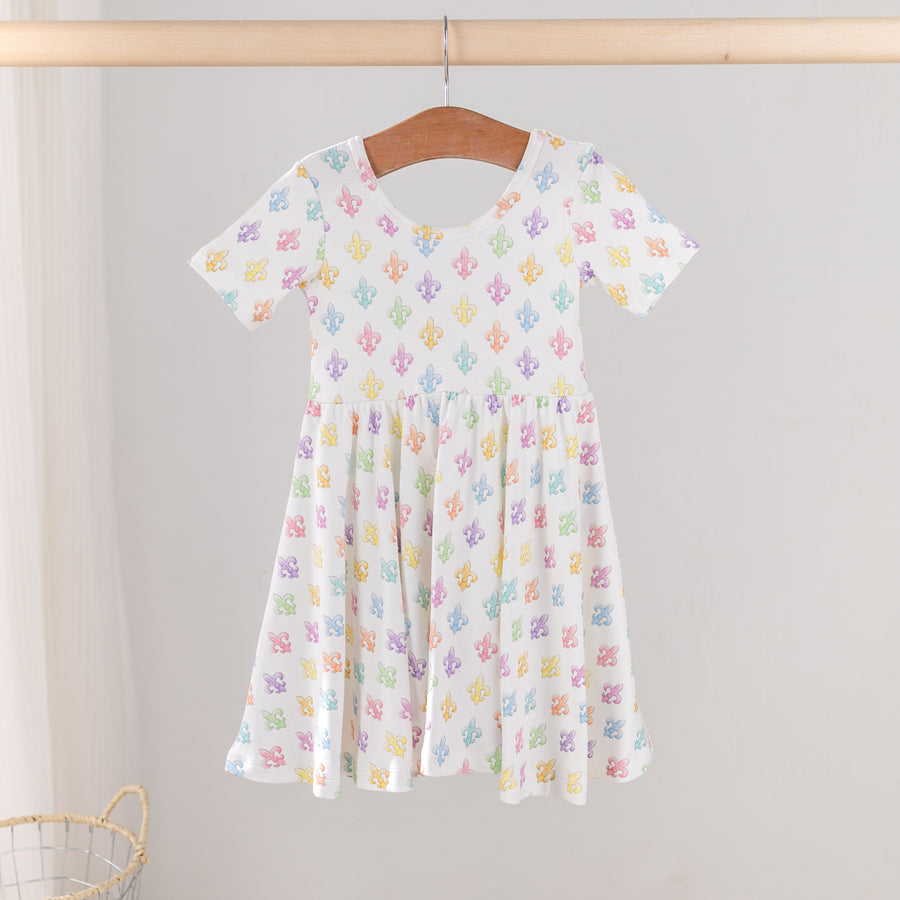 Fleur de Fun Organic Cotton Dress for Kids (Pre-Order Arriving Spring 2026)