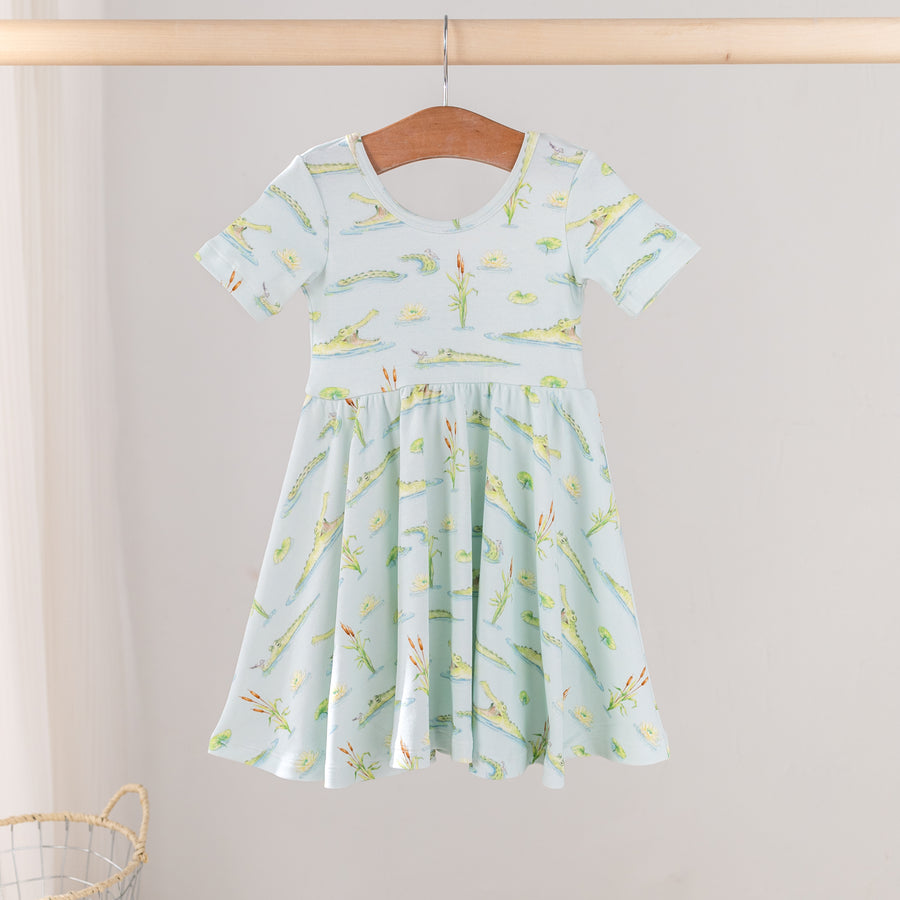Gator Games Organic Cotton Dress for Kids (Pre-Order Arriving Spring 2026)