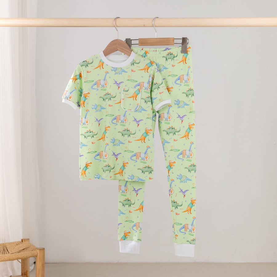 Jurassic Par Organic Cotton Kids Pajamas (Pre-Order Arriving Spring 2026)