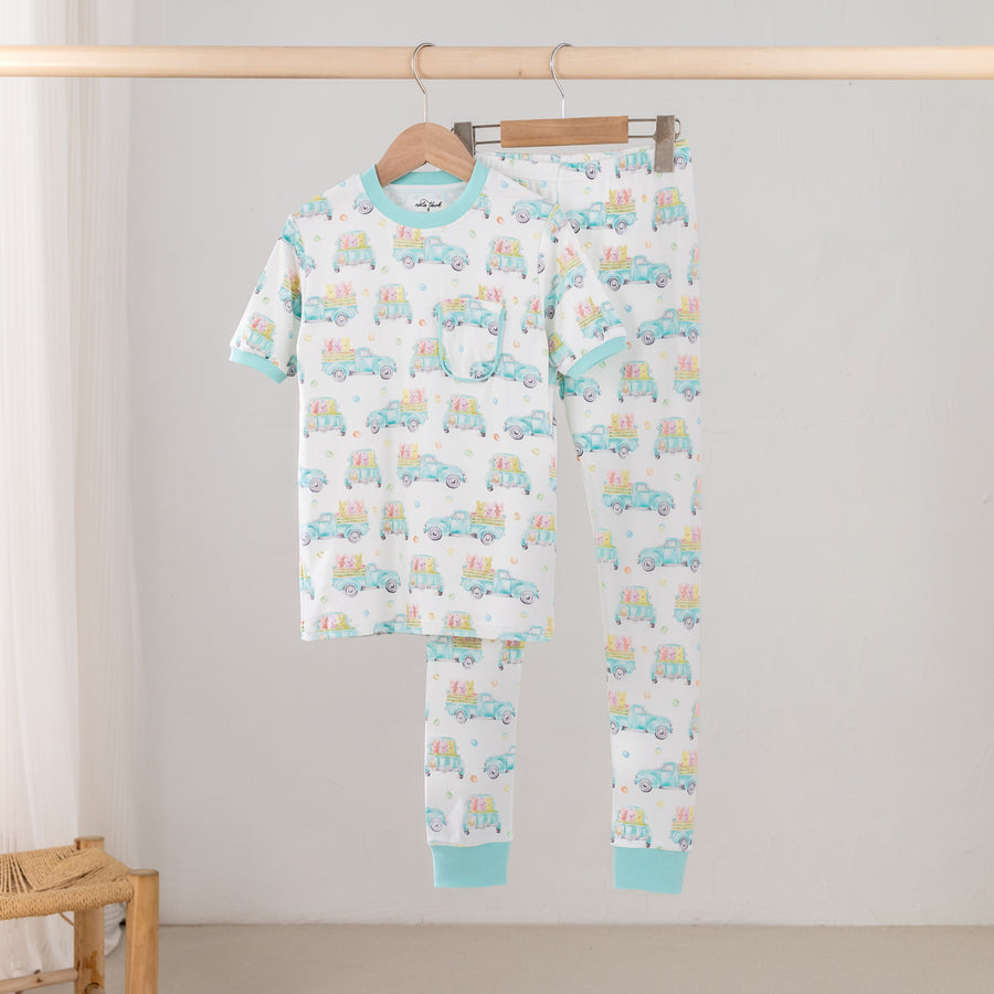 Peeps On The Move Organic Cotton Kids Pajamas (Pre-Order Arriving Spring 2026)