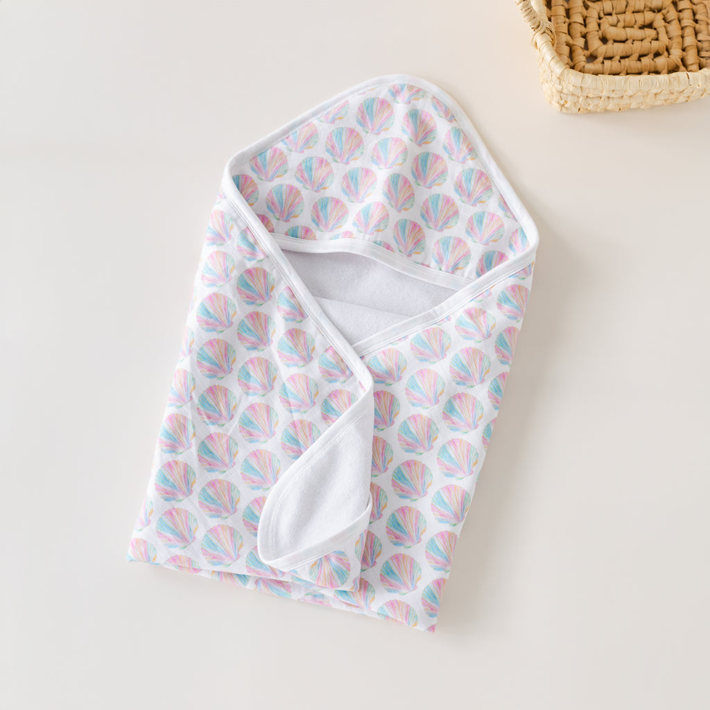 Shell, Yeah! Muslin Hooded Baby Towel