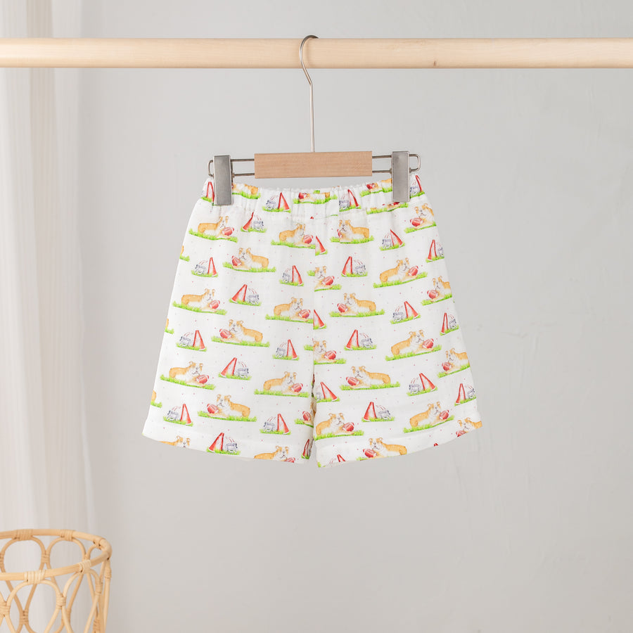 Mascot Mania in Mississippi Organic Muslin Shorts (Pre-Order Arriving Spring 2026)