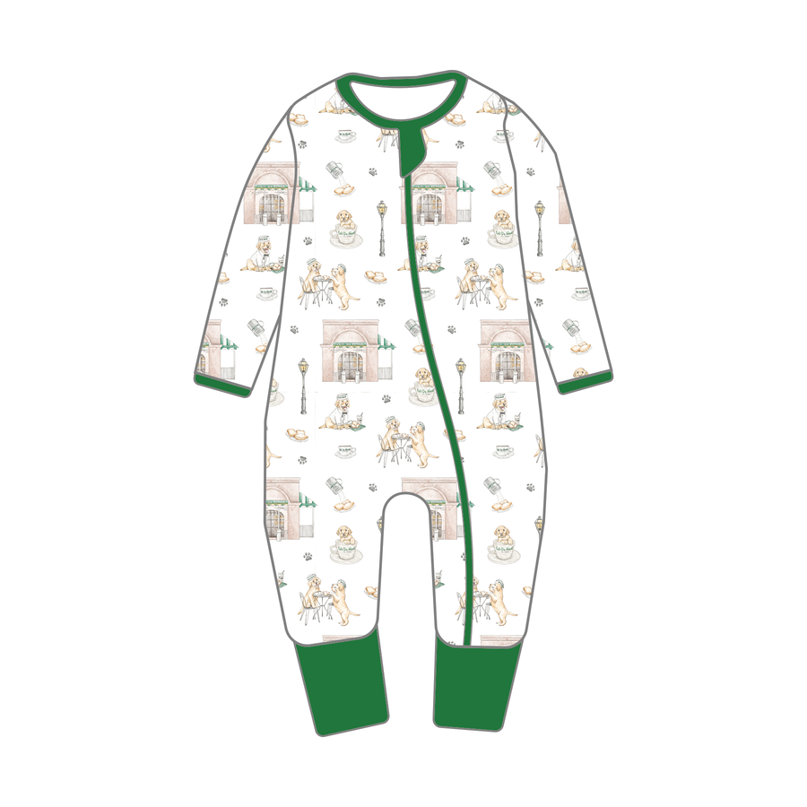 Powdered Sugar & Puppies Organic Cotton Kids Pajamas (Pre-Order Arriving Spring 2026)