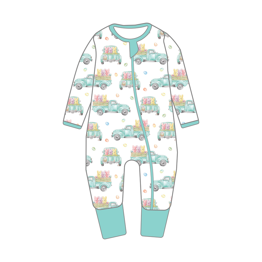 Peeps On The Move Organic Cotton Kids Pajamas (Pre-Order Arriving Spring 2026)