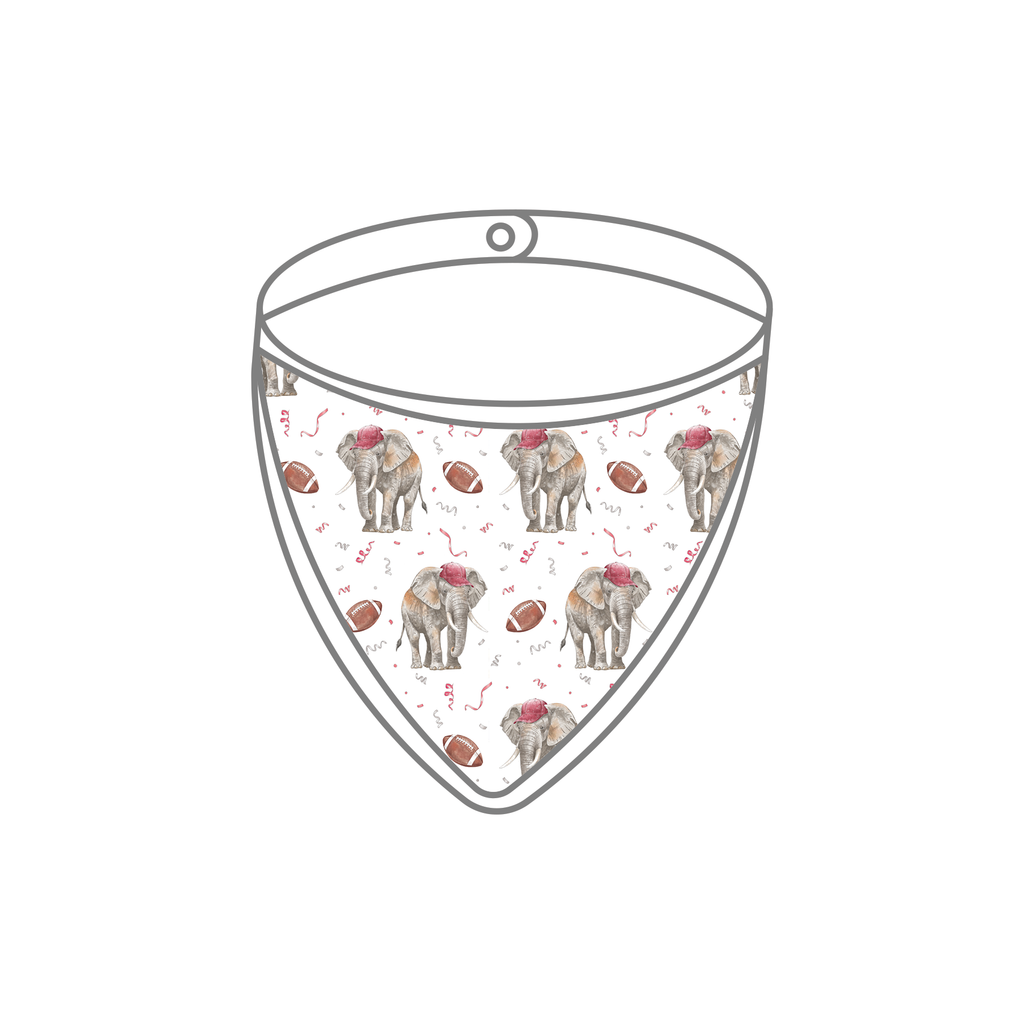 Kickoff in Alabama Organic Muslin Bib (Pre-Order Arriving Spring 2027)