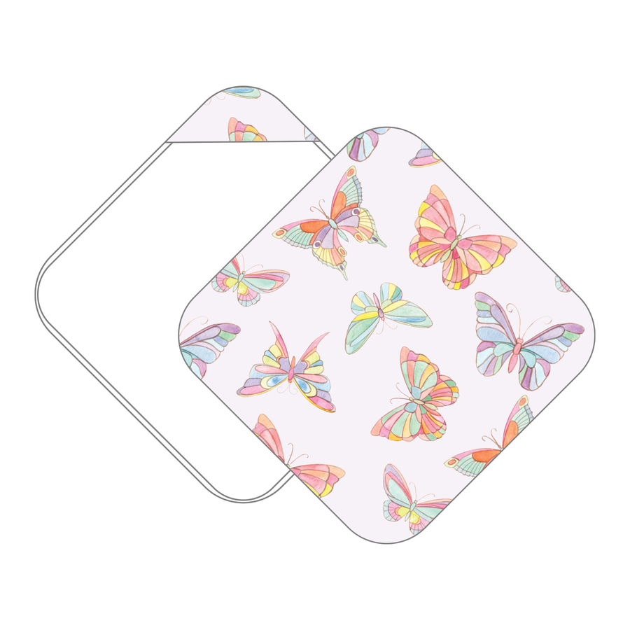 You give me Butterflies Organic Muslin Hooded Baby Towel (Pre-Order Arriving Spring 2024)