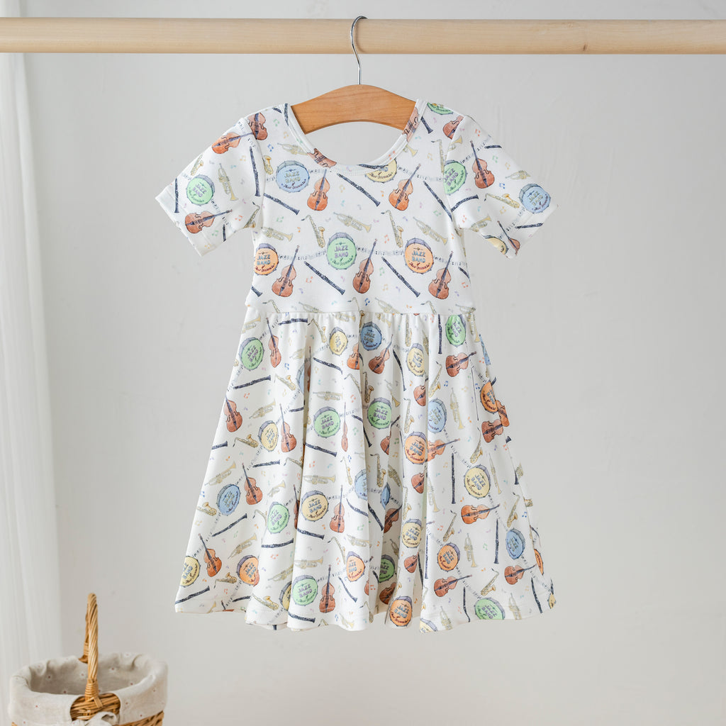 Jazz Festin' Organic Cotton Twirl Dress