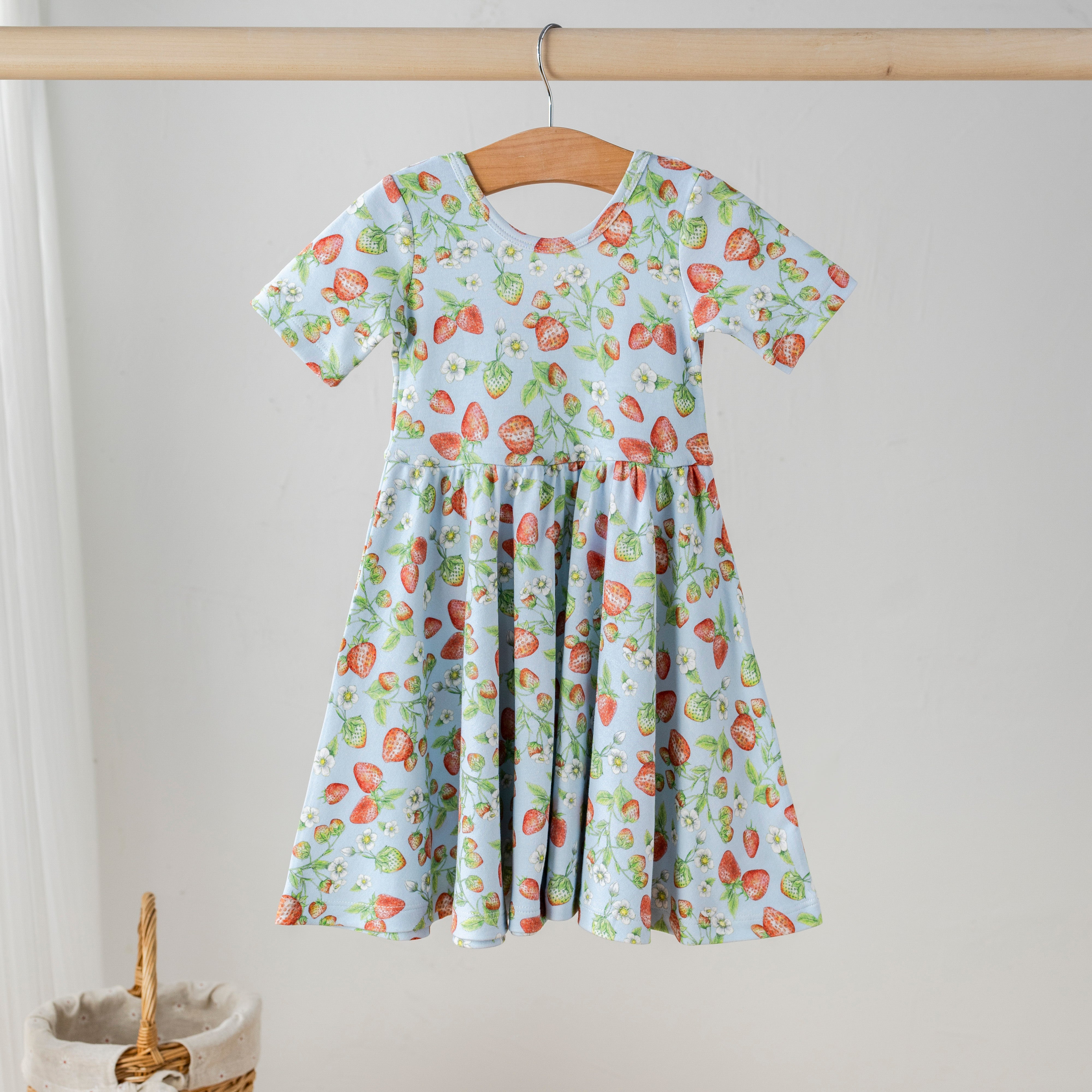 Strawberry Fields Organic Cotton Twirl Dress