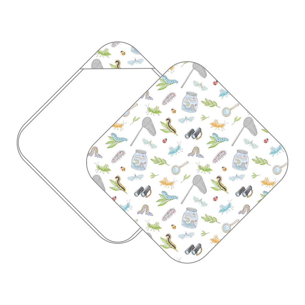 Cute as a Bug Muslin Hooded Baby Towel (Pre-Order Arriving Spring 2027)