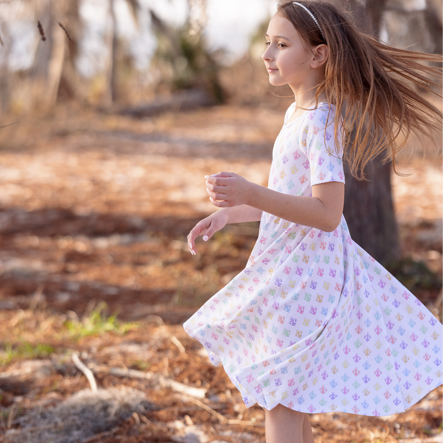 Fleur de Fun Organic Cotton Dress for Kids