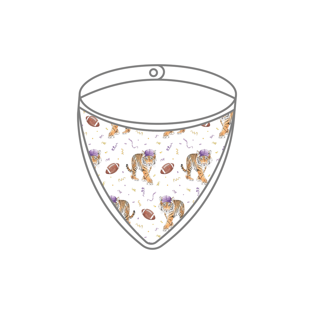 Kickoff in Louisiana Organic Muslin Bib (Pre-Order Arriving Spring 2027)