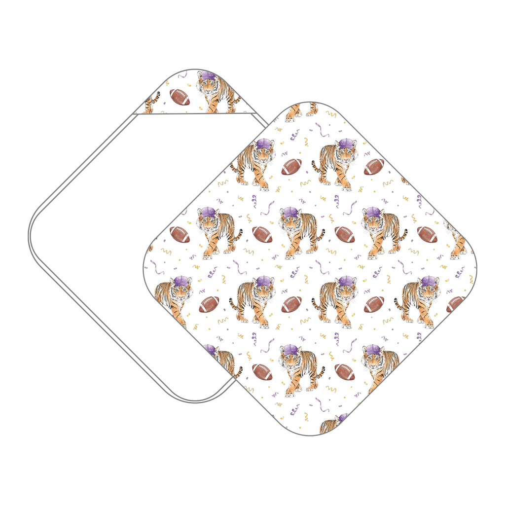 Kickoff in Louisiana Muslin Hooded Baby Towel (Pre-Order Arriving Spring 2027)