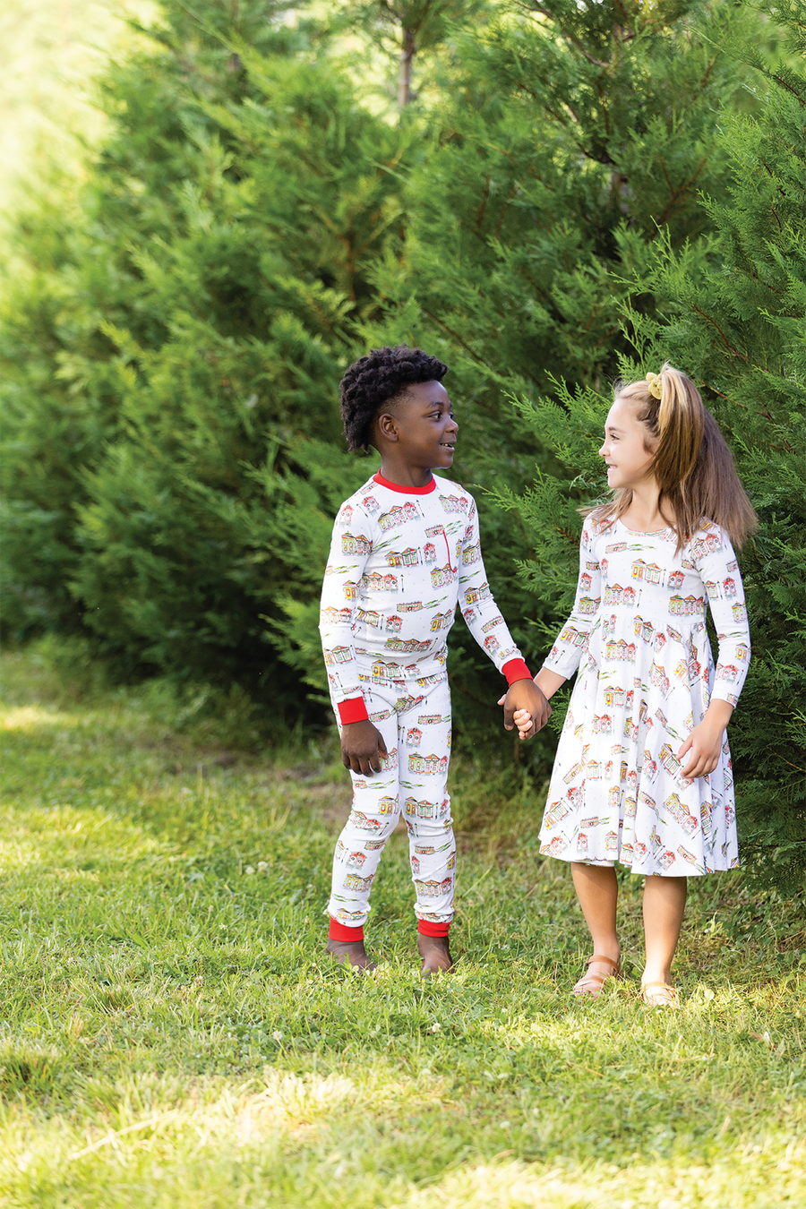 Bayou Wonderland Organic Cotton Christmas Kids Pajamas – Nola Tawk